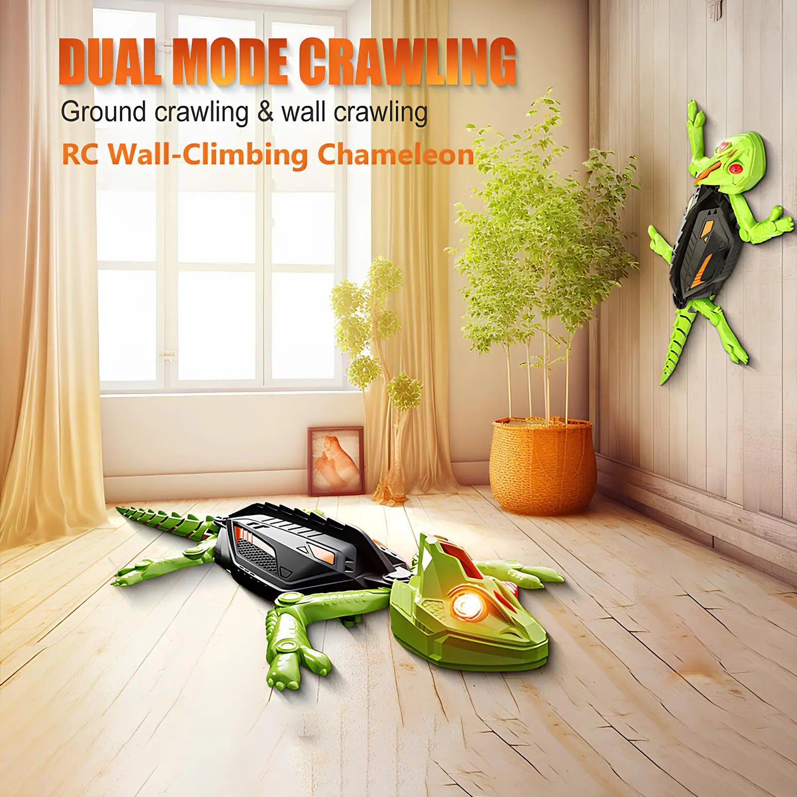 Wall Climbing RC Gecko