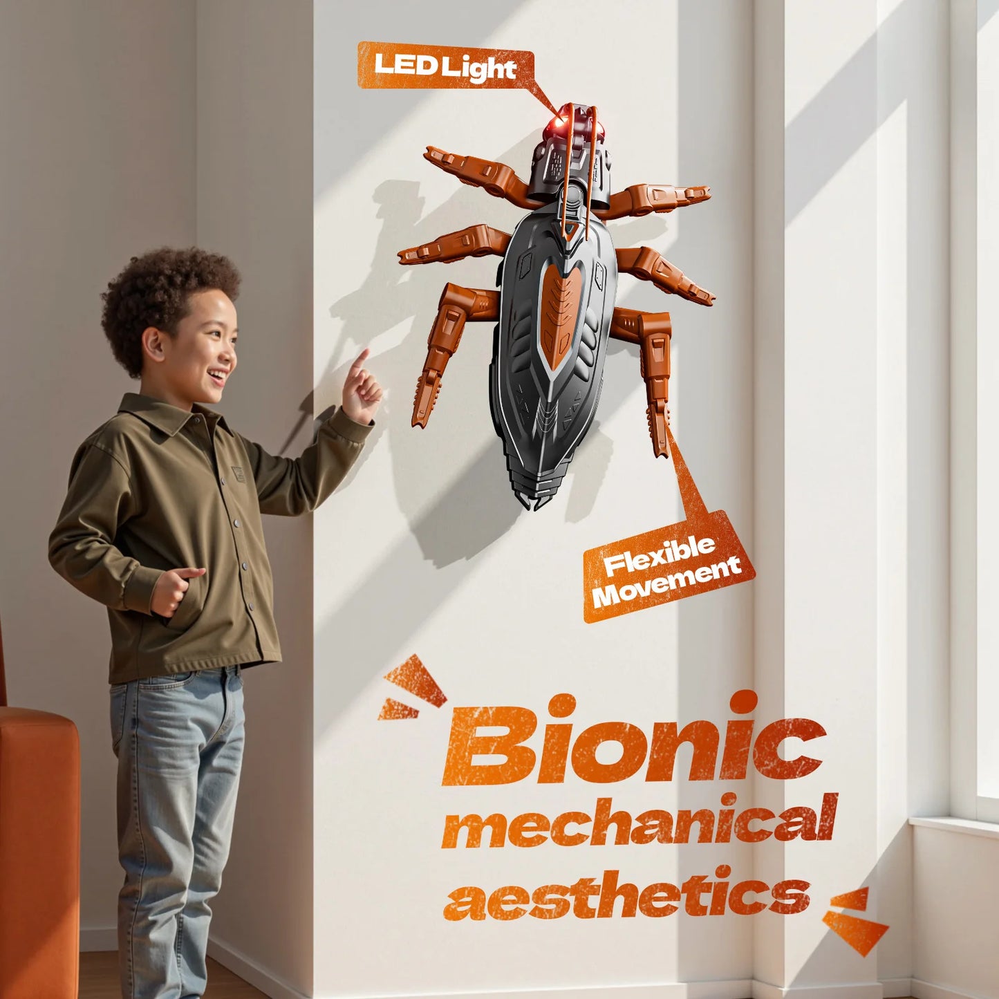 Wall Climbing RC Gecko