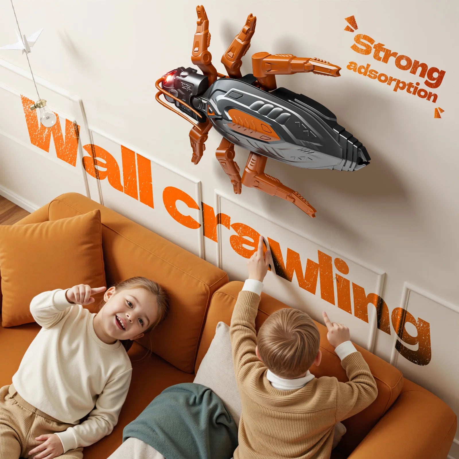 Wall Climbing RC Gecko